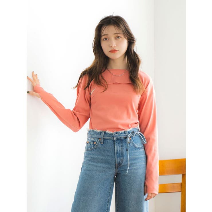 タンクレイヤードショートロングスリーブTee | Ungrid | 詳細画像11 