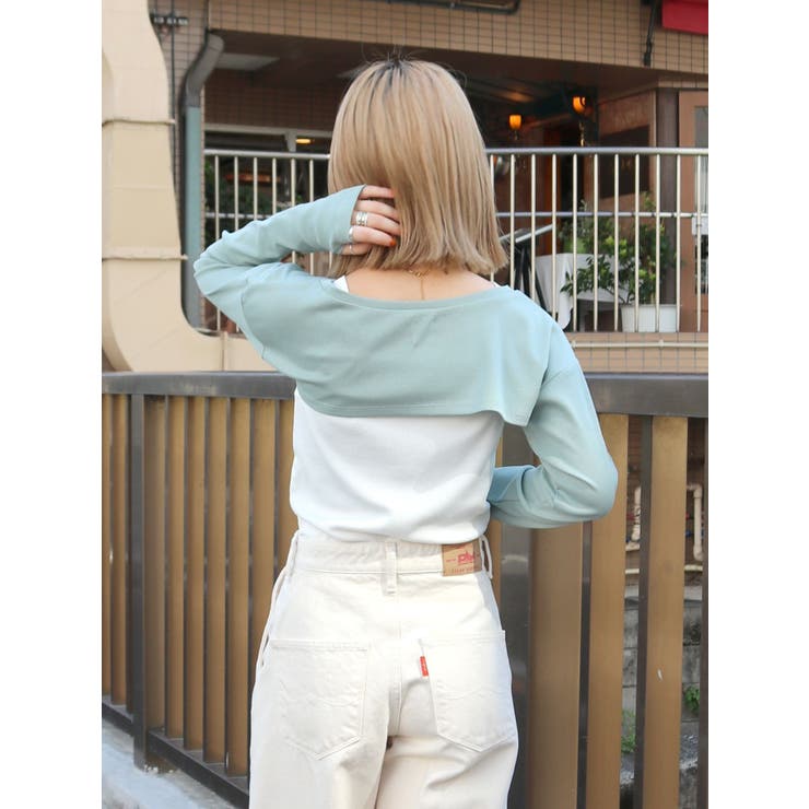 タンクレイヤードショートロングスリーブTee | Ungrid | 詳細画像18 