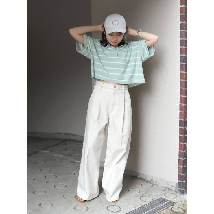 ワイドデザインポロシャツ | Ungrid | 詳細画像12 