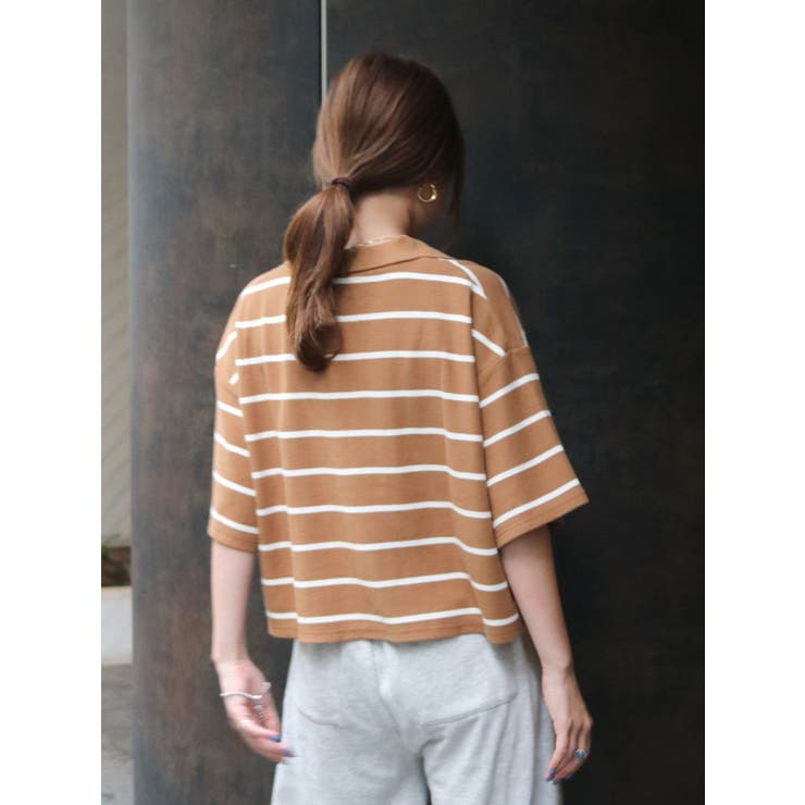 ワイドデザインポロシャツ | Ungrid | 詳細画像4 