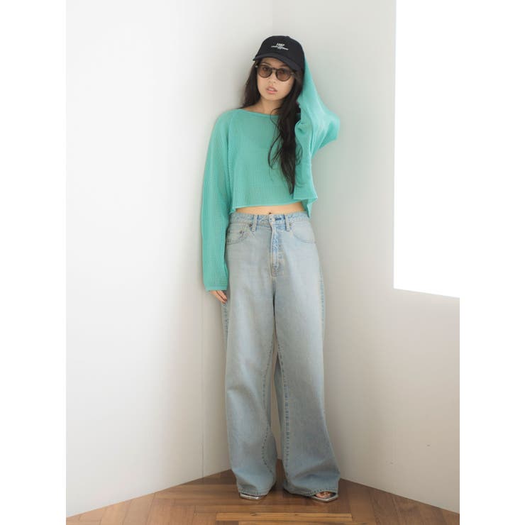 ショートメッシュロングスリーブTee | Ungrid | 詳細画像11 