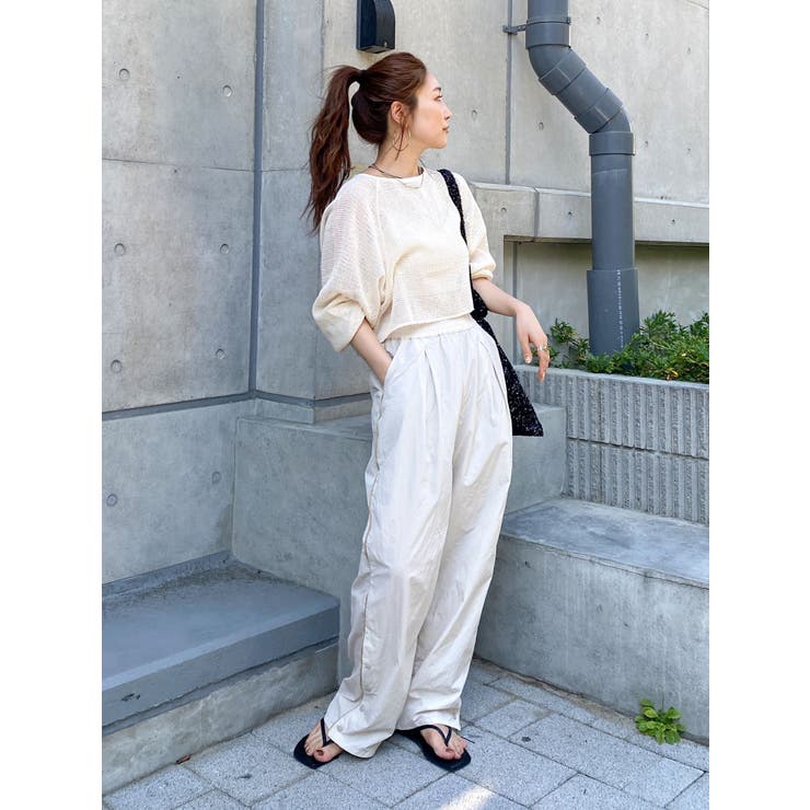 ショートメッシュロングスリーブTee | Ungrid | 詳細画像13 