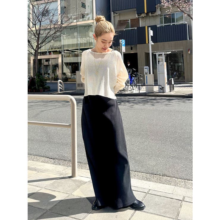 ショートメッシュロングスリーブTee | Ungrid | 詳細画像18 