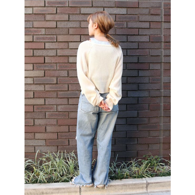 ショートメッシュロングスリーブTee | Ungrid | 詳細画像38 