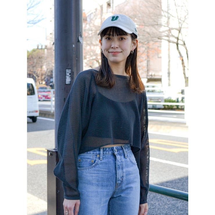 ショートメッシュロングスリーブTee | Ungrid | 詳細画像40 
