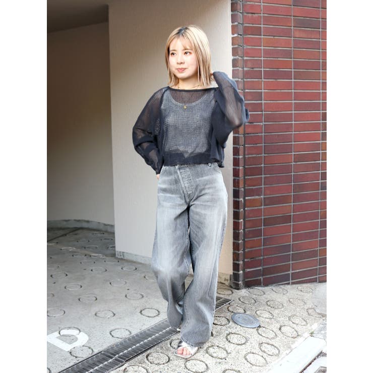 ショートメッシュロングスリーブTee | Ungrid | 詳細画像49 