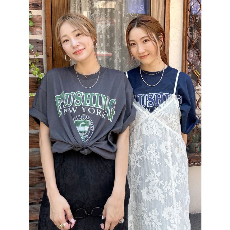 カレッジロゴビッグTee | Ungrid | 詳細画像14 