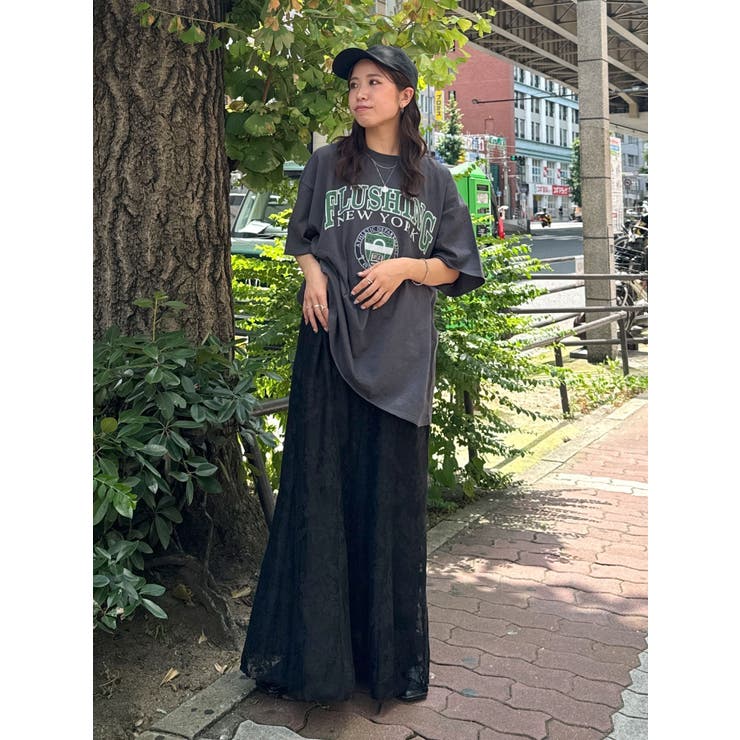 カレッジロゴビッグTee | Ungrid | 詳細画像18 