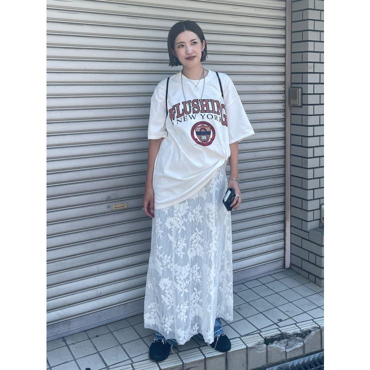 カレッジロゴビッグTee | Ungrid | 詳細画像23 