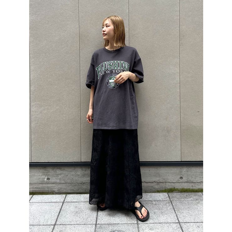 カレッジロゴビッグTee | Ungrid | 詳細画像36 