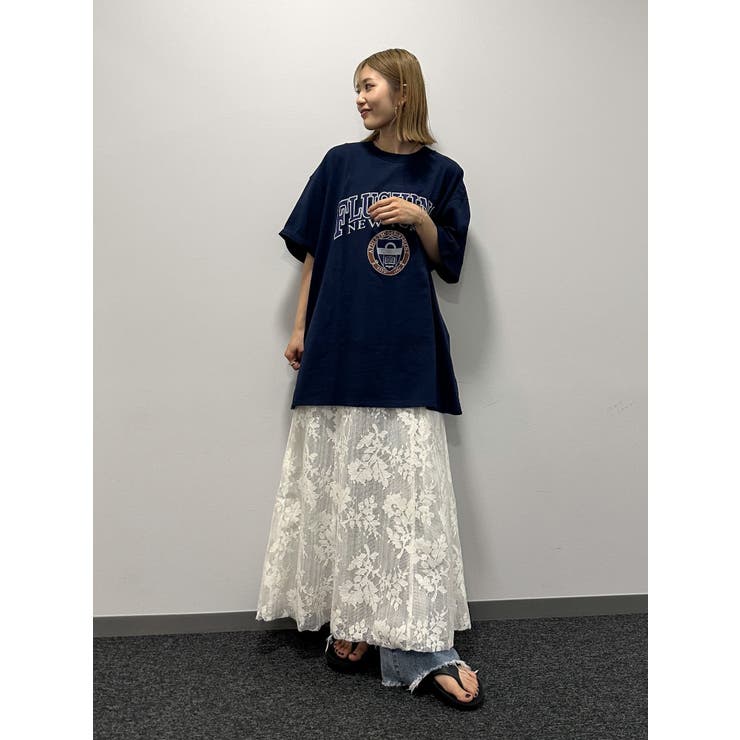 カレッジロゴビッグTee | Ungrid | 詳細画像38 