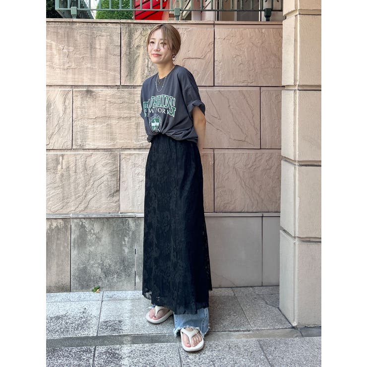 カレッジロゴビッグTee | Ungrid | 詳細画像7 