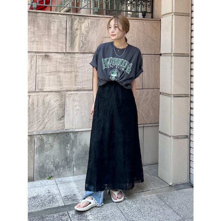 カレッジロゴビッグTee | Ungrid | 詳細画像8 