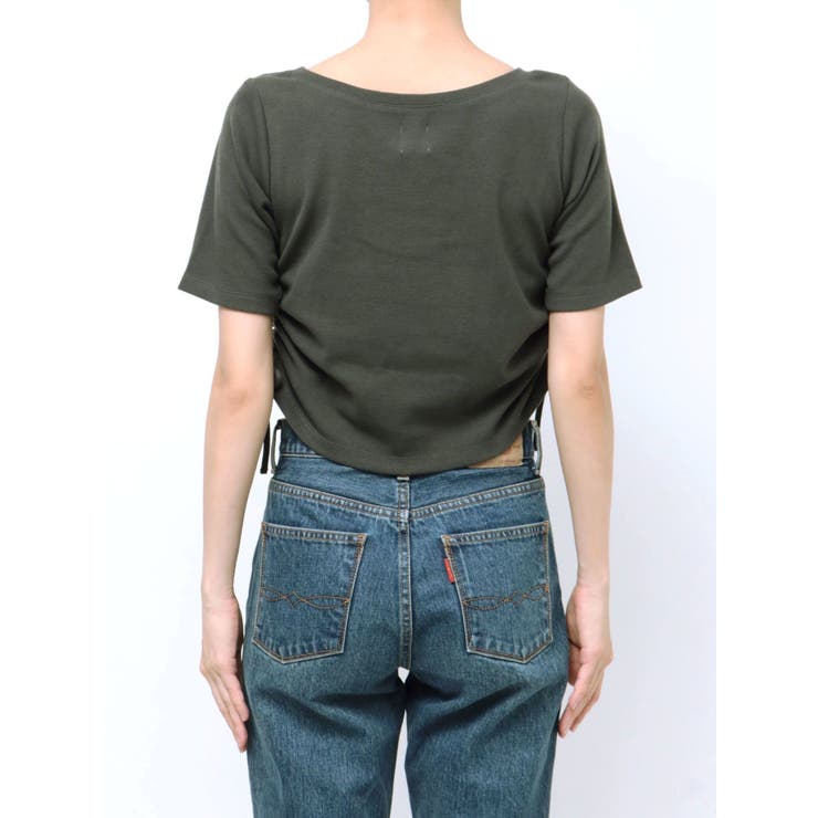 サイドギャザーショートTee | Ungrid | 詳細画像5 