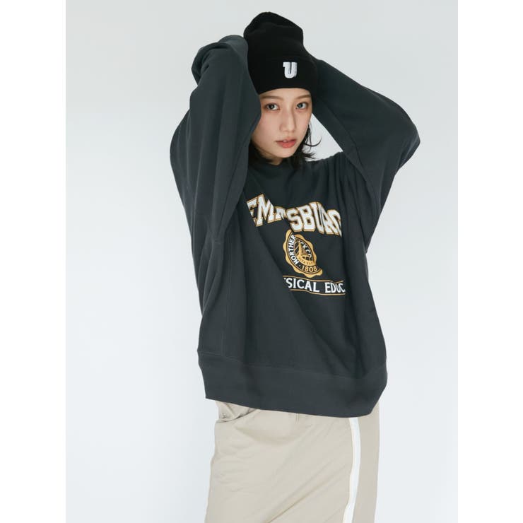 WEB限定】カレッジルーズスウェット[品番：MKSW0059369]｜Ungrid