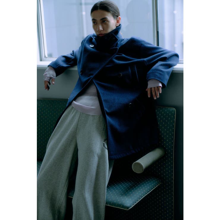 ハイネックミドル丈コート | Ungrid | 詳細画像3 