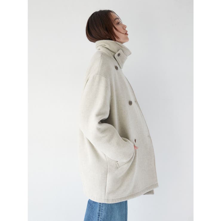 ハイネックミドル丈コート | Ungrid | 詳細画像5 
