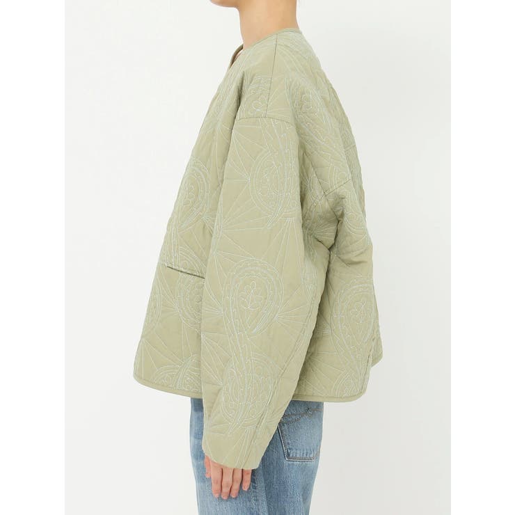 エンブロイダリーデザインブルゾン | Ungrid | 詳細画像13 