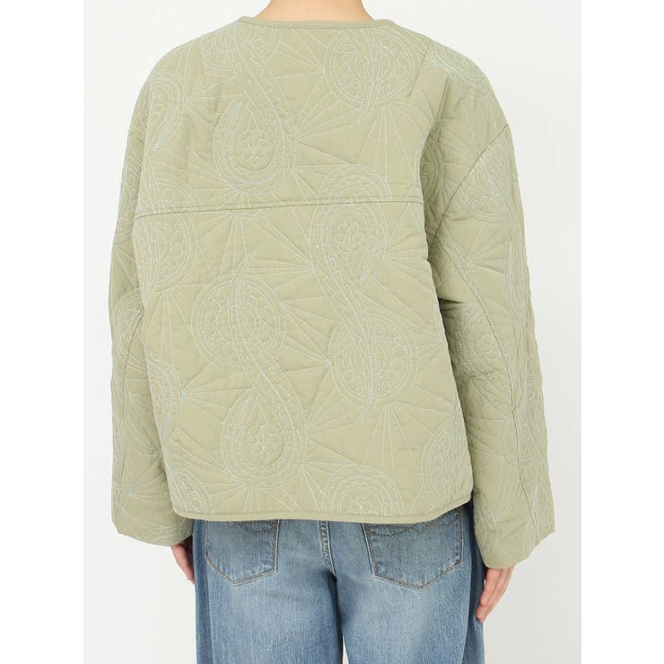 エンブロイダリーデザインブルゾン | Ungrid | 詳細画像14 