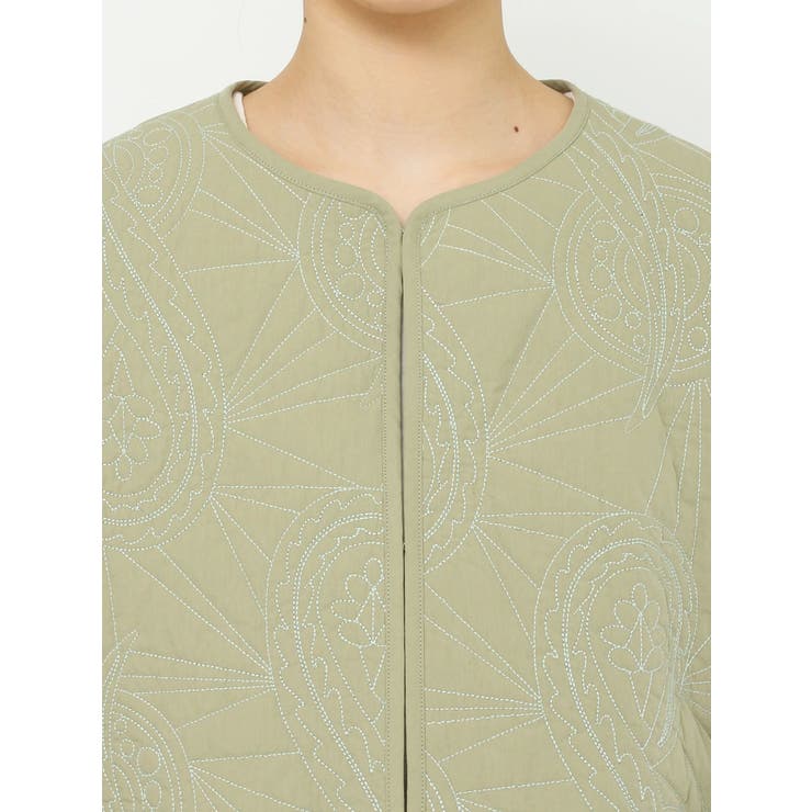 エンブロイダリーデザインブルゾン | Ungrid | 詳細画像15 