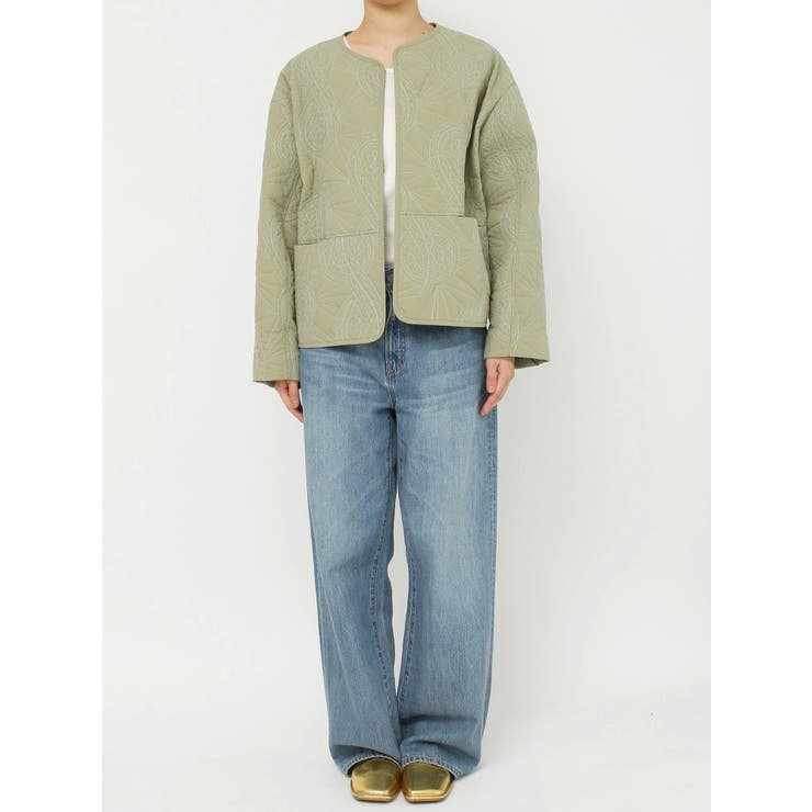 エンブロイダリーデザインブルゾン | Ungrid | 詳細画像21 