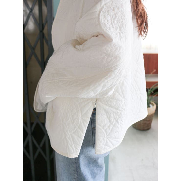 エンブロイダリーデザインブルゾン | Ungrid | 詳細画像5 