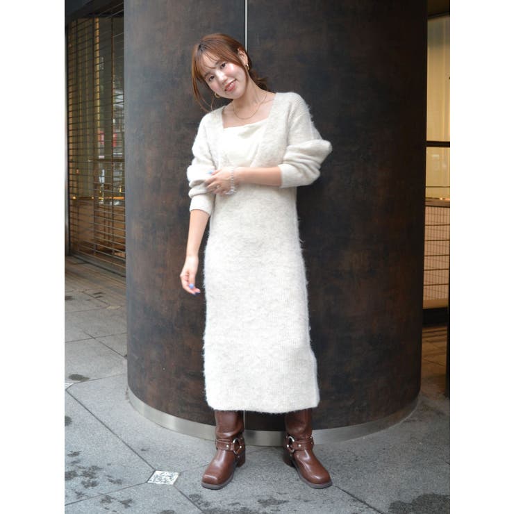 2Wayスリットニットワンピ－ス | Ungrid | 詳細画像17 