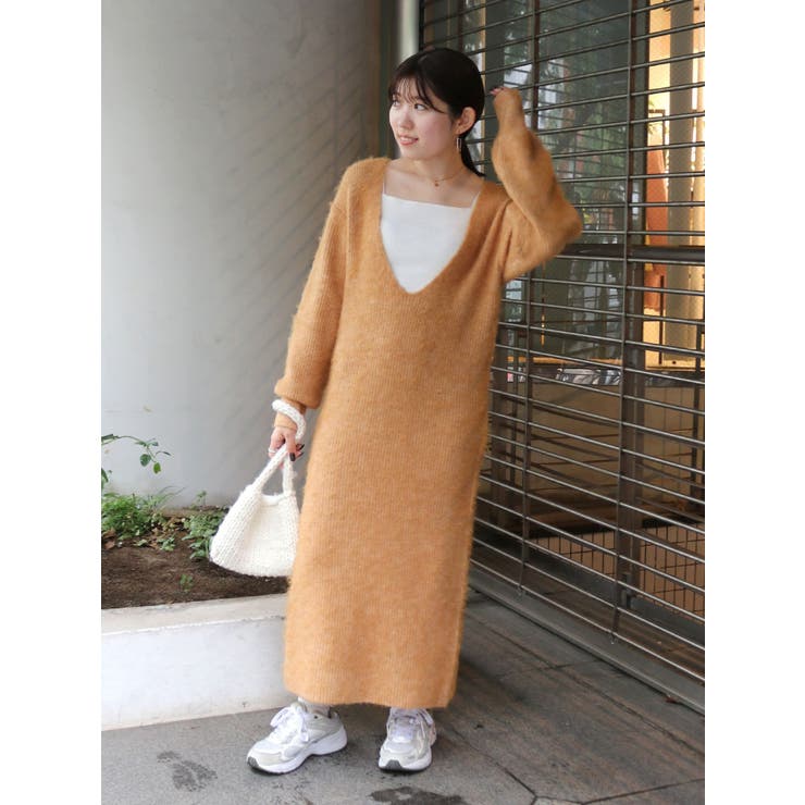 2Wayスリットニットワンピ－ス | Ungrid | 詳細画像23 