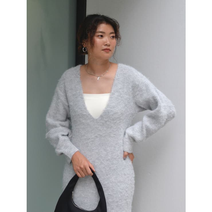 2Wayスリットニットワンピ－ス | Ungrid | 詳細画像25 