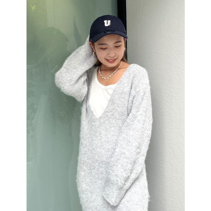 2Wayスリットニットワンピ－ス | Ungrid | 詳細画像6 