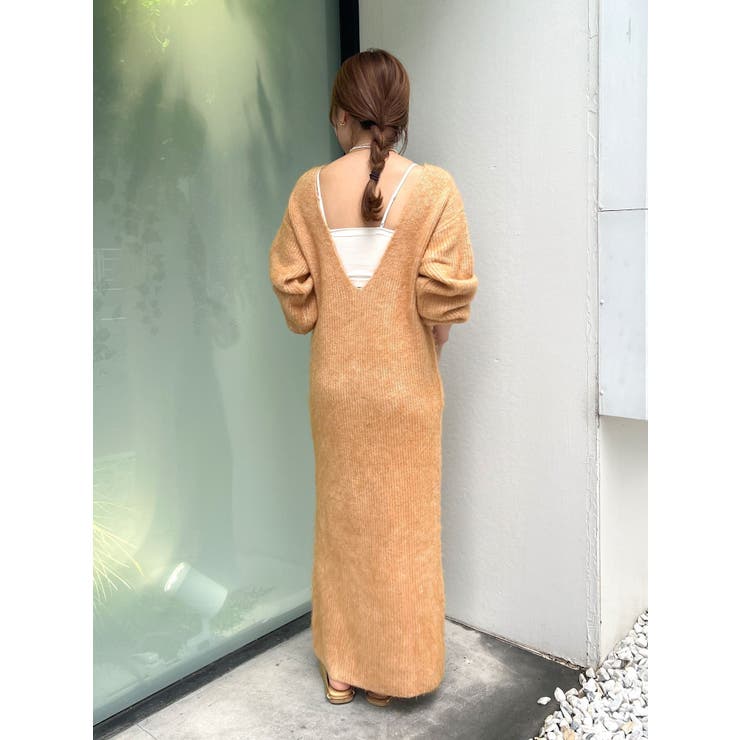 2Wayスリットニットワンピ－ス | Ungrid | 詳細画像9 