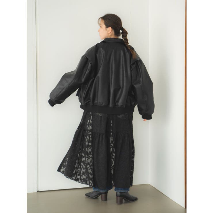 スリーブデザインジャカードワンピース | Ungrid | 詳細画像13 