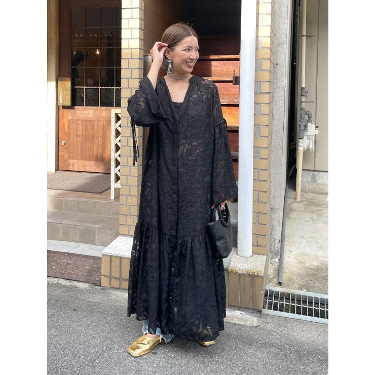 スリーブデザインジャカードワンピース | Ungrid | 詳細画像21 