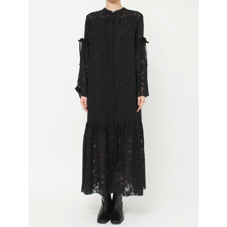 スリーブデザインジャカードワンピース | Ungrid | 詳細画像22 