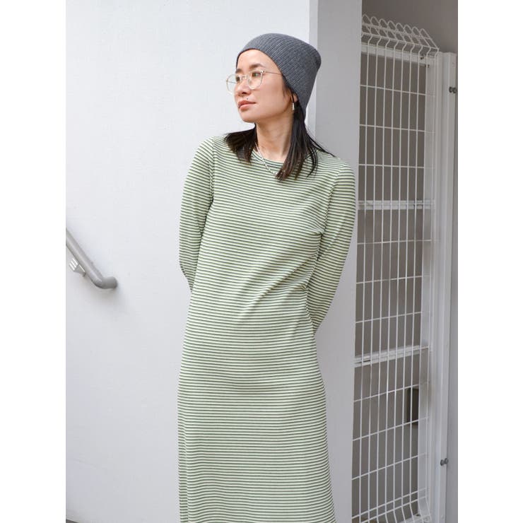 【WEB限定】フレアスリーブテレコフィットワンピース | Ungrid | 詳細画像28 