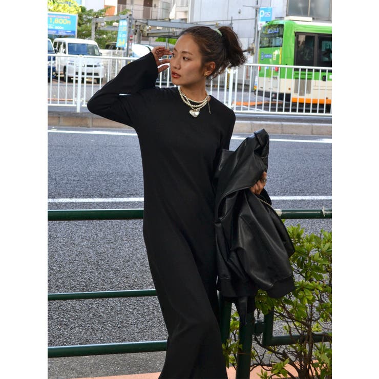 【WEB限定】フレアスリーブテレコフィットワンピース | Ungrid | 詳細画像36 