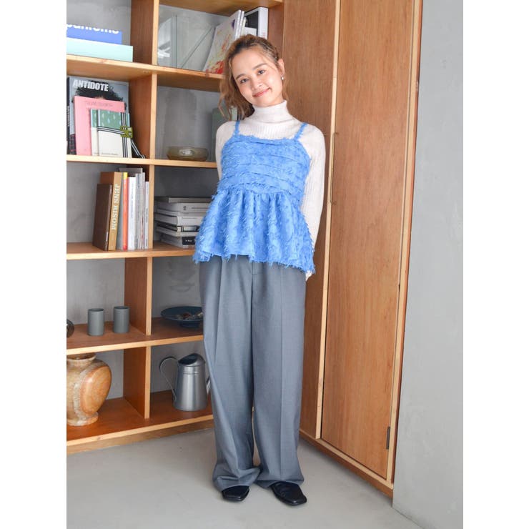 タックデザインジャカードキャミ | Ungrid | 詳細画像23 