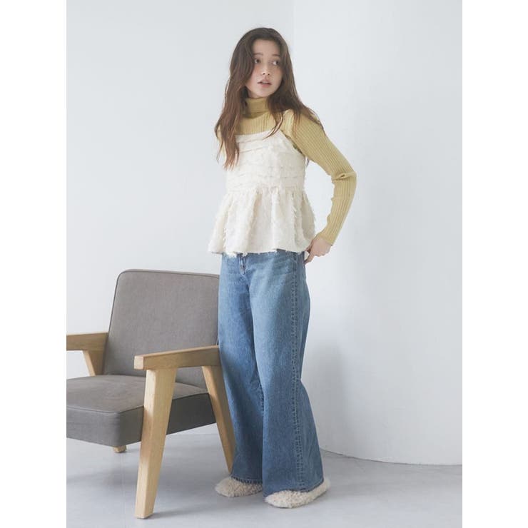 タックデザインジャカードキャミ | Ungrid | 詳細画像9 