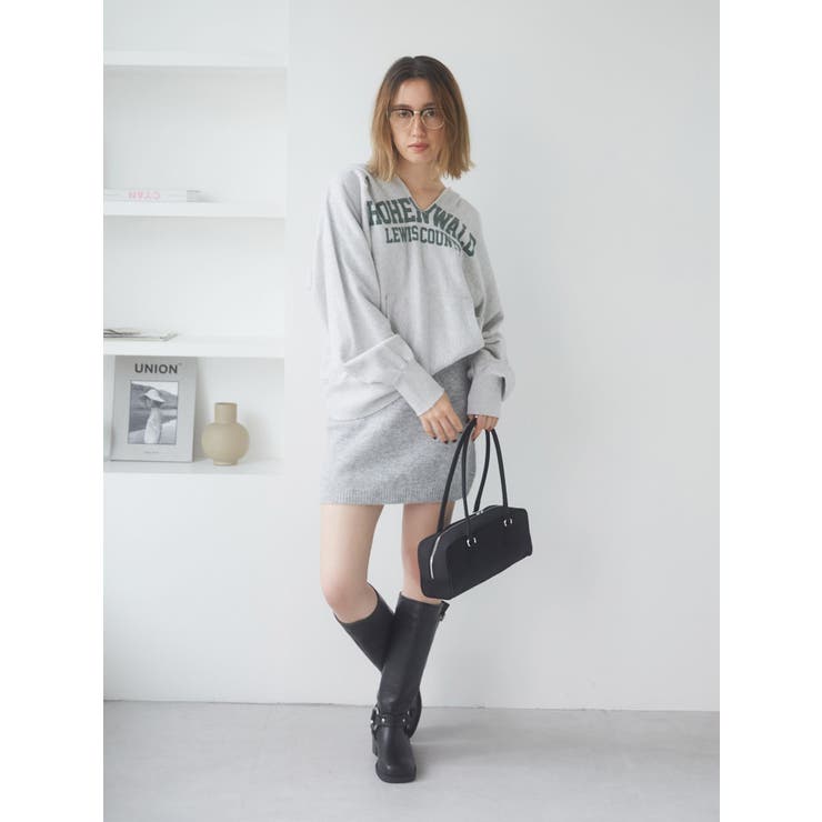 ニットミニスカート | Ungrid | 詳細画像7 