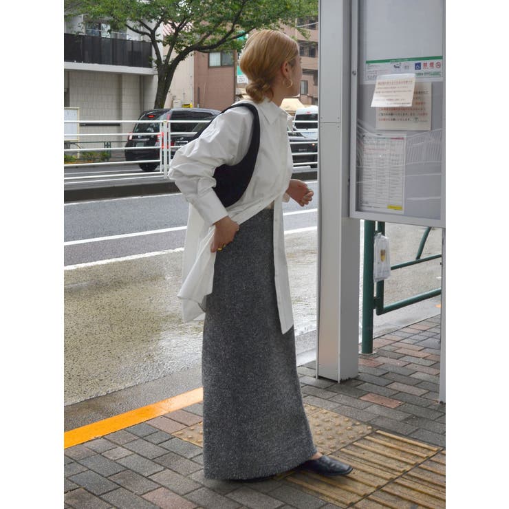 ラメニットアイラインスカート | Ungrid | 詳細画像19 