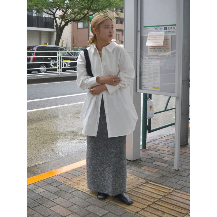 ラメニットアイラインスカート | Ungrid | 詳細画像20 