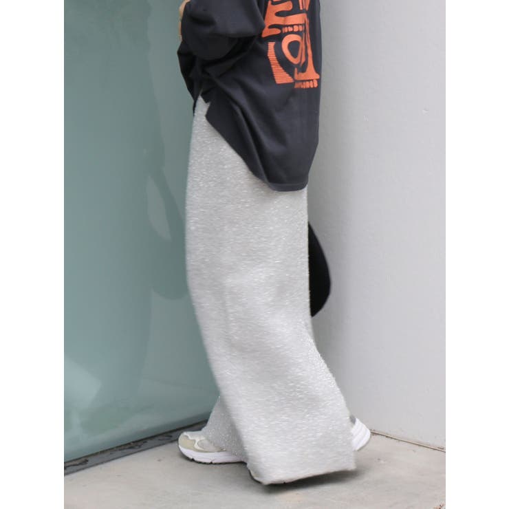 ラメニットアイラインスカート | Ungrid | 詳細画像23 