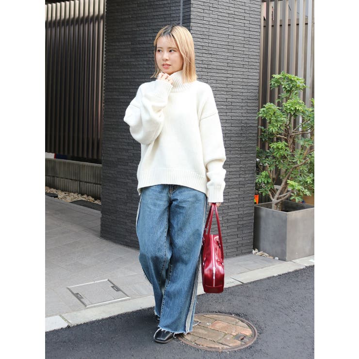 サイドカットオフストレートデニム | Ungrid | 詳細画像35 