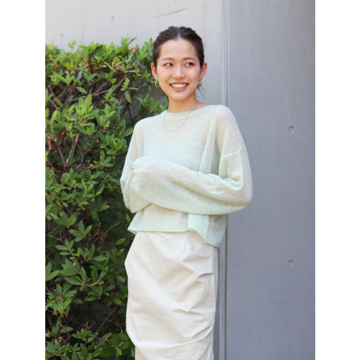 モヘヤ混シアーニット | Ungrid | 詳細画像40 