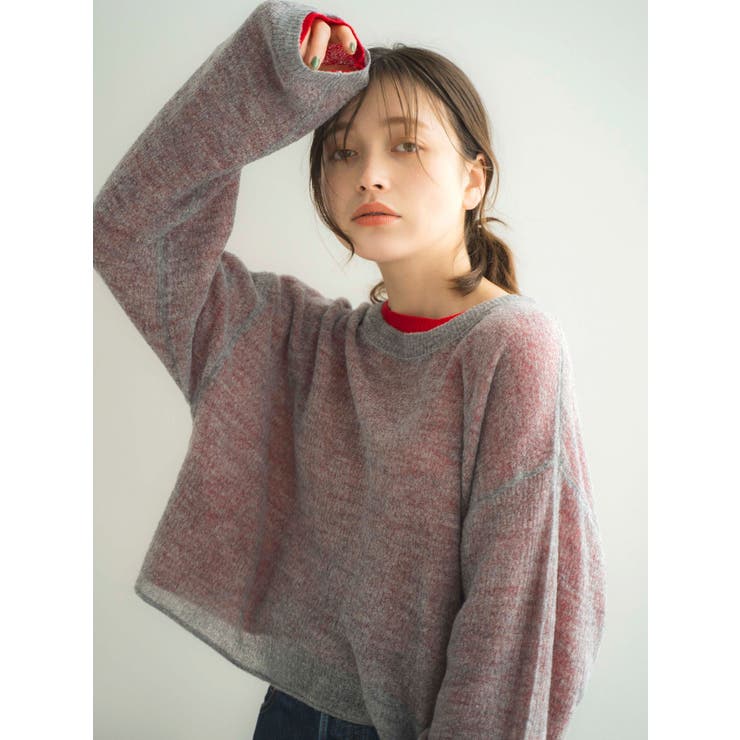 モヘヤ混シアーニット | Ungrid | 詳細画像7 