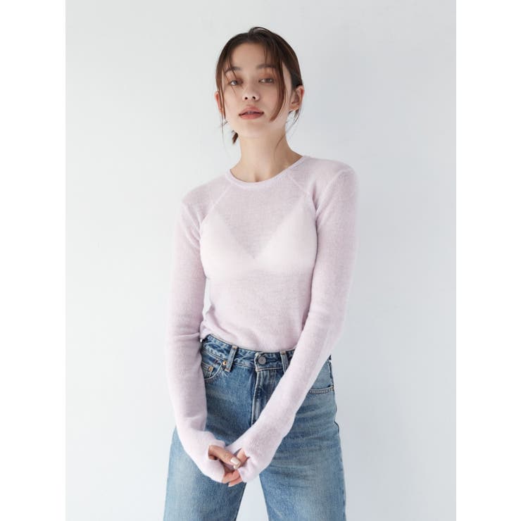 パープル | シアーフィットニット | Ungrid