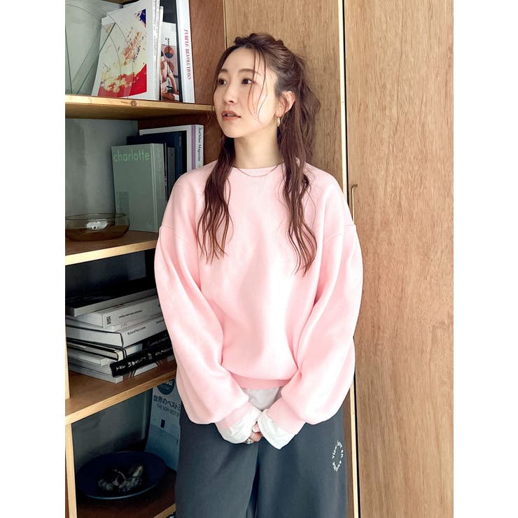 【WEB限定】スリーブタックスウェットライクルーズニット | Ungrid | 詳細画像21 