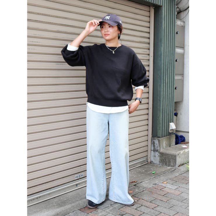 【WEB限定】スリーブタックスウェットライクルーズニット | Ungrid | 詳細画像26 