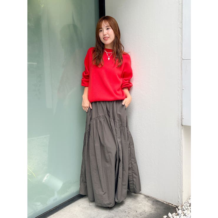 【WEB限定】スリーブタックスウェットライクルーズニット | Ungrid | 詳細画像31 