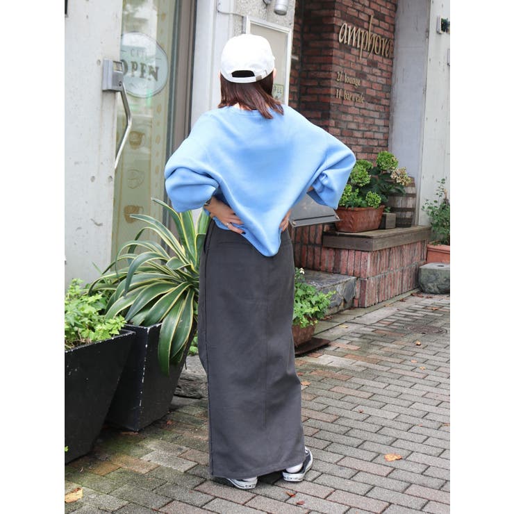 【WEB限定】スリーブタックスウェットライクルーズニット | Ungrid | 詳細画像35 